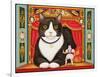 Ambrose the Theatre Cat, 2007-Frances Broomfield-Framed Premium Giclee Print