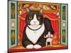 Ambrose the Theatre Cat, 2007-Frances Broomfield-Mounted Premium Giclee Print