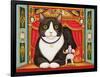 Ambrose the Theatre Cat, 2007-Frances Broomfield-Framed Premium Giclee Print