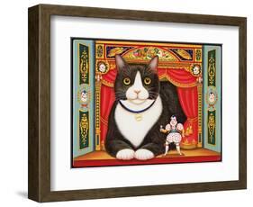 Ambrose the Theatre Cat, 2007-Frances Broomfield-Framed Giclee Print