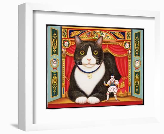 Ambrose the Theatre Cat, 2007-Frances Broomfield-Framed Giclee Print