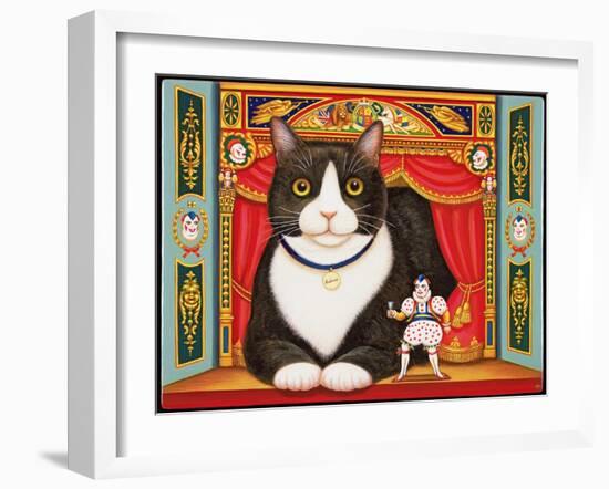 Ambrose the Theatre Cat, 2007-Frances Broomfield-Framed Giclee Print