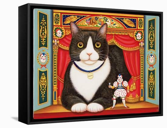 Ambrose the Theatre Cat, 2007-Frances Broomfield-Framed Stretched Canvas