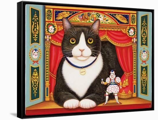 Ambrose the Theatre Cat, 2007-Frances Broomfield-Framed Stretched Canvas