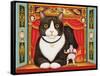 Ambrose the Theatre Cat, 2007-Frances Broomfield-Framed Stretched Canvas