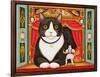 Ambrose the Theatre Cat, 2007-Frances Broomfield-Framed Giclee Print