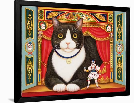 Ambrose the Theatre Cat, 2007-Frances Broomfield-Framed Giclee Print