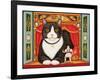 Ambrose the Theatre Cat, 2007-Frances Broomfield-Framed Giclee Print