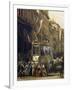 Ambrosian Carnival in Corso Venezia, 19th Century, by an Unknown Artist-null-Framed Giclee Print