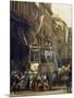 Ambrosian Carnival in Corso Venezia, 19th Century, by an Unknown Artist-null-Mounted Giclee Print