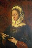 Young Woman Reading a Book of Hours-Ambrosius Benson-Giclee Print