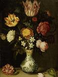 Bouquet of Flowers in a Stone Niche, 1618-Ambrosius Bosschaert-Framed Giclee Print