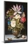 Ambrosius Bosschaert, Still-Life with Flowers-Dutch Florals-Mounted Art Print