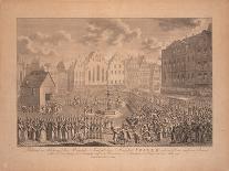 The Coronation Procession of Francis II from the Frankfurt Cathedral to Römerberg in July 1792-Ambrosius Gabler-Giclee Print