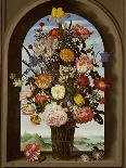 Still-life with flowers in a vase.-Ambrosius II Bosschaert (The Elder)-Giclee Print