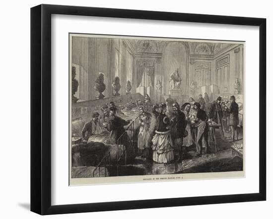 Ambulance at the Theatre Francais, Paris-Charles Joseph Staniland-Framed Giclee Print