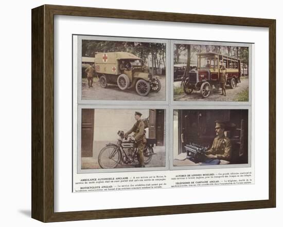 Ambulance Automobile Anglaise-Jules Gervais-Courtellemont-Framed Premium Photographic Print