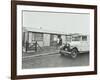 Ambulance Delivering a Cylinder of Gas, Woolwich, London, 1946-null-Framed Photographic Print