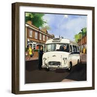 Ambulance Driver-null-Framed Giclee Print