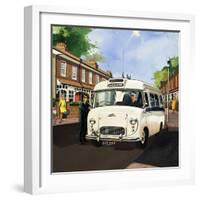 Ambulance Driver-null-Framed Giclee Print