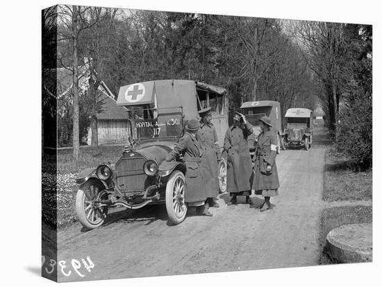 Ambulance Drivers at the Scottish Women's Hospital, Royaumont Abbey, 1915-Jacques Moreau-Stretched Canvas