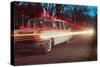 Ambulance with Light Effects, Retro-null-Stretched Canvas