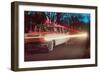 Ambulance with Light Effects, Retro-null-Framed Art Print