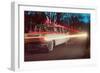 Ambulance with Light Effects, Retro-null-Framed Art Print