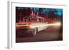 Ambulance with Light Effects, Retro-null-Framed Art Print