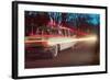 Ambulance with Light Effects, Retro-null-Framed Art Print