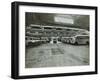 Ambulances in a Garage, Western Ambulance Station, Fulham, 1939-null-Framed Photographic Print