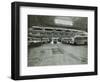 Ambulances in a Garage, Western Ambulance Station, Fulham, 1939-null-Framed Photographic Print