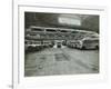 Ambulances in a Garage, Western Ambulance Station, Fulham, 1939-null-Framed Photographic Print