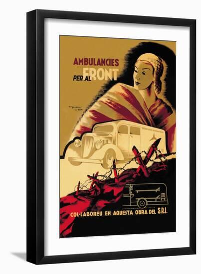 Ambulancies Per Al Front-Carles Fontsere-Framed Art Print