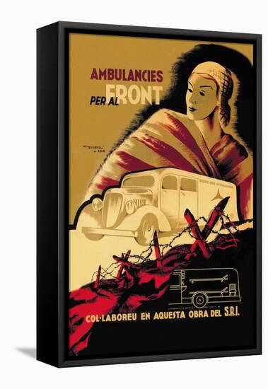 Ambulancies Per Al Front-Carles Fontsere-Framed Stretched Canvas
