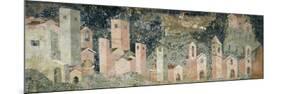 Ambulatory of Cosmatesque Cloister in Monastery of St Scholastica, Subiaco. Italy, 13th Century-null-Mounted Giclee Print