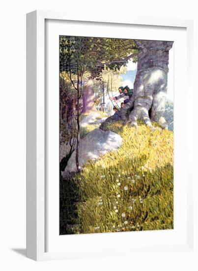 Ambush-Newell Convers Wyeth-Framed Art Print