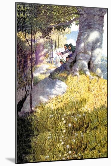 Ambush-Newell Convers Wyeth-Mounted Art Print