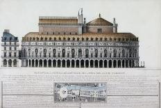 Architecturical Project-Amédée Couder-Mounted Giclee Print