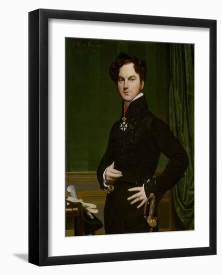 Amédée-David, the Comte De Pastoret, 1823-26-Jean Auguste Dominique Ingres-Framed Giclee Print