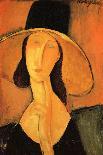 Sitzender Akt auf einem Diwan (oder: La belle Romaine). 1917-Amadeo Modigliani-Giclee Print