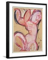 Amedeo Modigliani - Caryatid-null-Framed Giclee Print