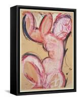 Amedeo Modigliani - Caryatid-null-Framed Stretched Canvas