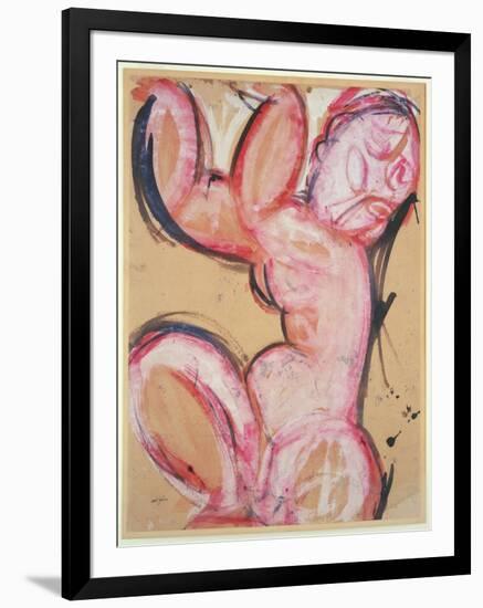 Amedeo Modigliani - Caryatid-null-Framed Giclee Print