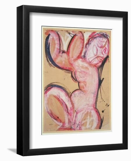 Amedeo Modigliani - Caryatid-null-Framed Giclee Print