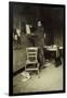 Amedeo Modigliani in His Studio, C.1915 (B/W Photo)-Paul Guillaume-Framed Giclee Print