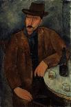 Paul Guillaume Seated-Amedeo Modigliani-Giclee Print