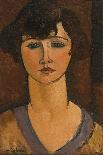 Portrait of Thora Klinchlowstrom-Amedeo Modigliani-Giclee Print