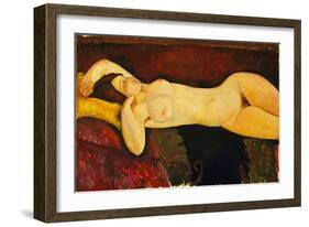 Amedeo Modigliani - Reclining Nude Arch-null-Framed Giclee Print