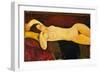 Amedeo Modigliani - Reclining Nude Arch-null-Framed Giclee Print